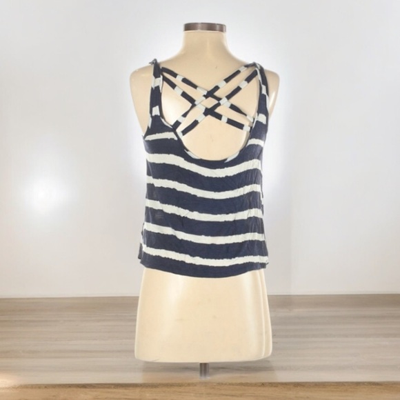 LaFiance Stripe Crop Top | SIZE S - Picture 2 of 4